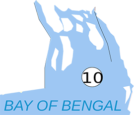 Bangladesh war sectors map